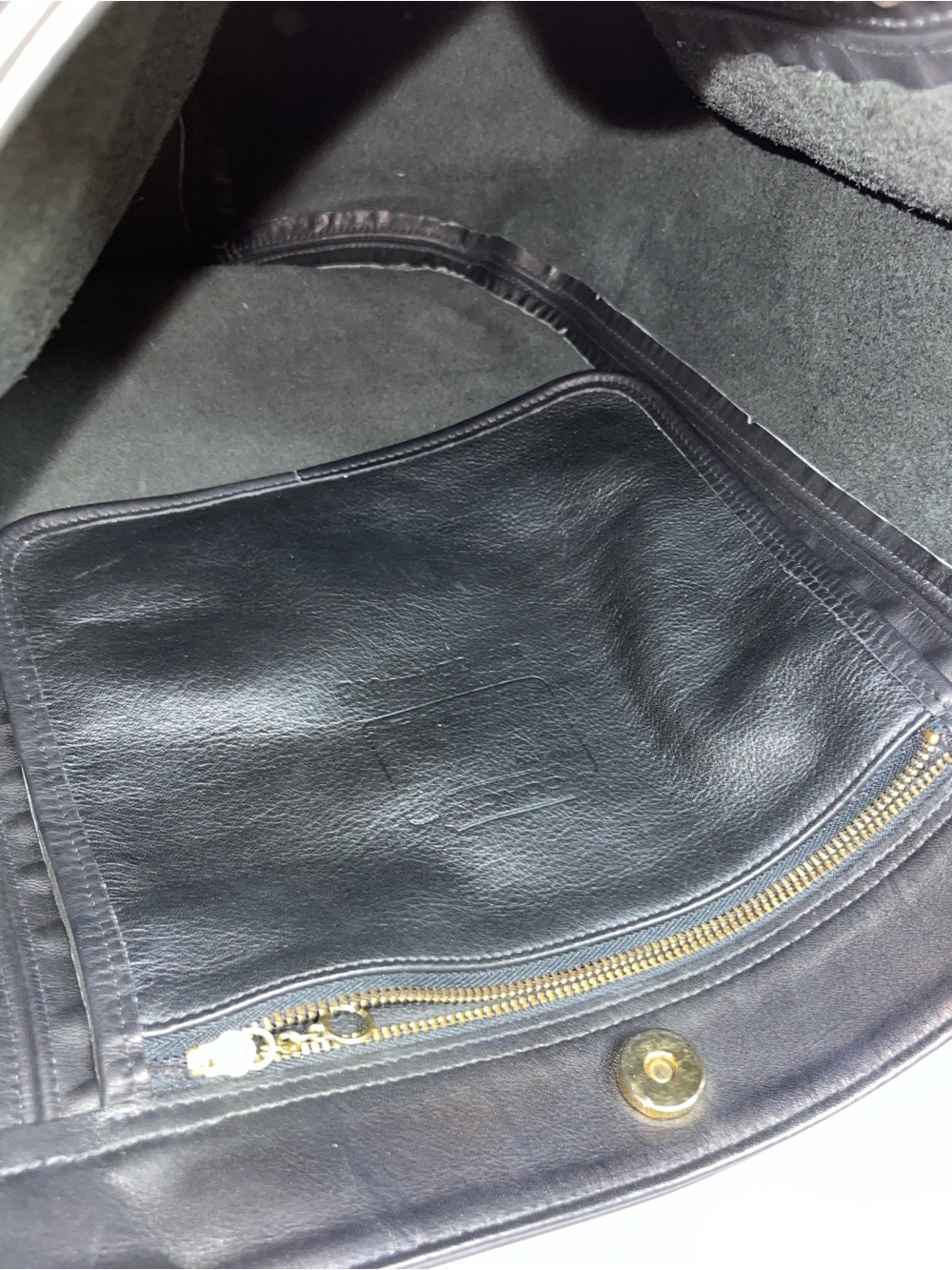 Coach 5DH-4082 Vintage 90s Black Glove Tanned Leather Tote Bag made in the USA - Picture 10 of 11